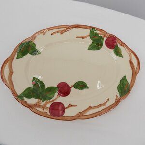 Franciscan Apple 14 1/4" long Oval Serving Platter Vintage 1940s California